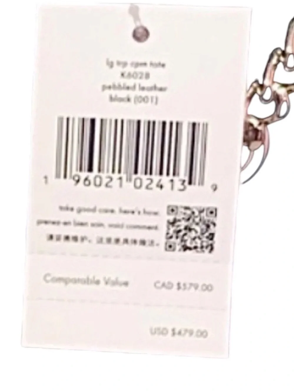 Kate Spade Infinite Pebbled Leather Large Triple Compartment Tote NWT